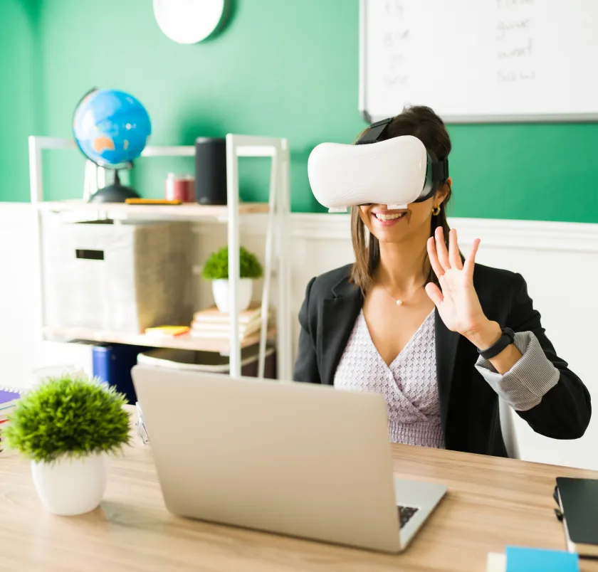 AR VR in Education and Virtual Learning - Quantile Tech