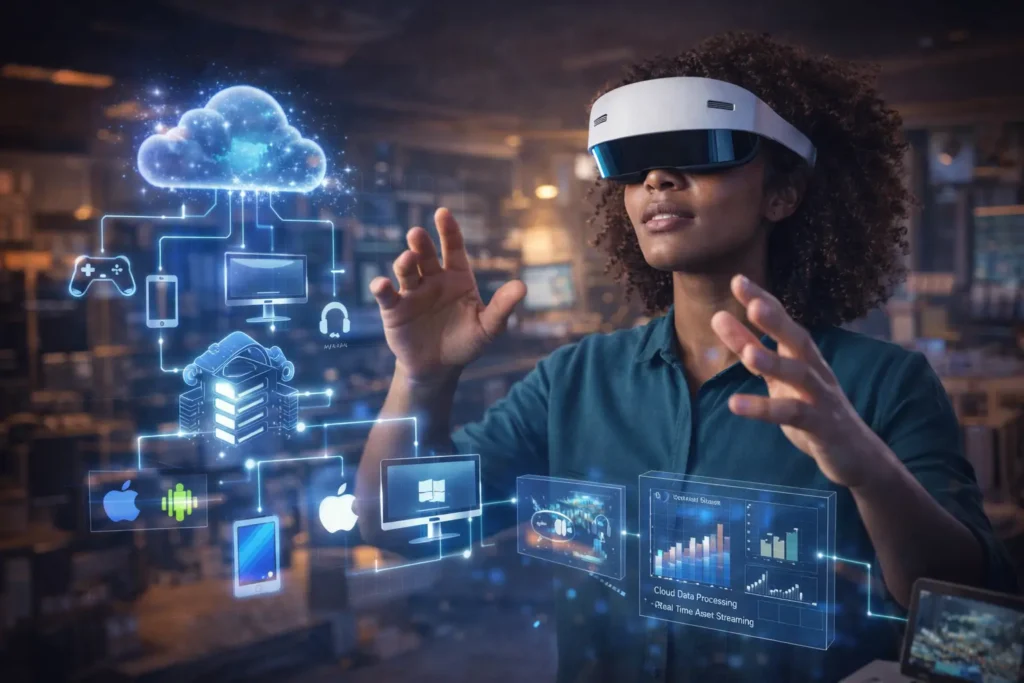 Cloud-Based Virtual Reality