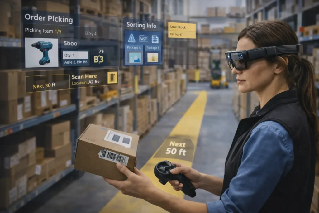 Virtual Reality Applications in Warehouse Management 